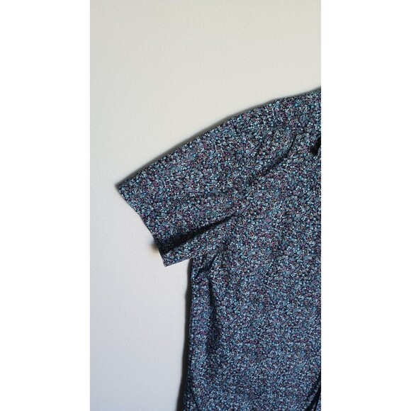 Construct New York Mens Short Sleeve Floral Shirt Size L - Picture 3 of 9